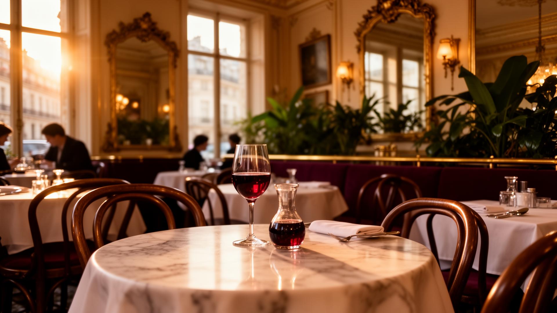 Intérieur chaleureux de la Brasserie Belleville au Flon